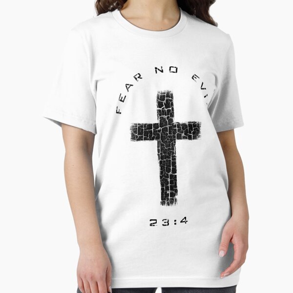 Item preview, Fear No Evil - Cross (Black) designed and sold by zingarostudios.