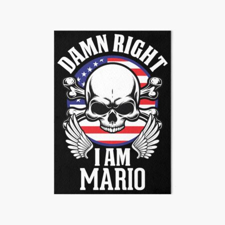 Item preview, Mario T-Shirt | Damn Right I Am Mario | Skull Lover | Mario designed and sold by ForeverInTime.
