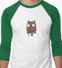 Castle Crashers Owl Pooping Men's Baseball ¾ T-Shirt