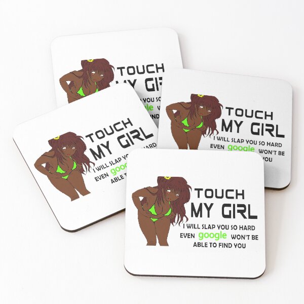 Item preview, Do Not Touch My Girl; designed and sold by StickerApe.