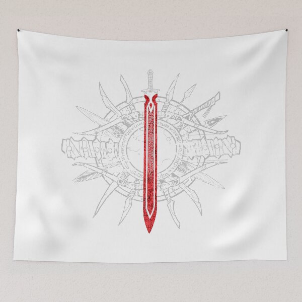 Item preview, Weapon Burst - Grey with Red Sword designed and sold by PenandForge.