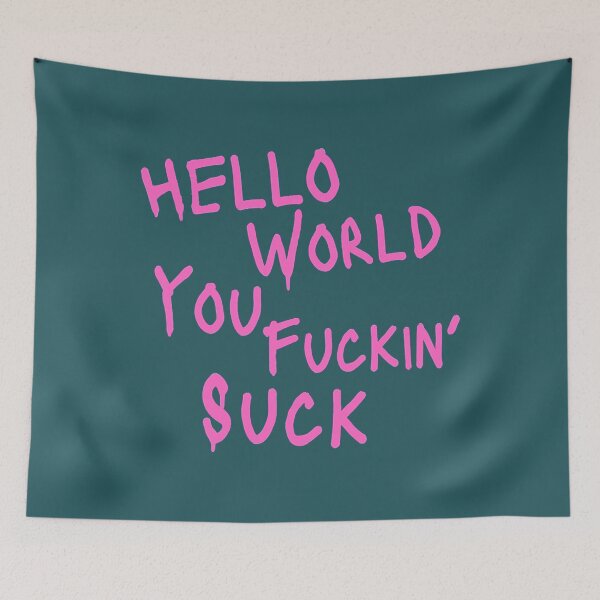 Item preview, Hello World You Funkin Suck Essential T-Shirt designed and sold by FrancisSmith1.
