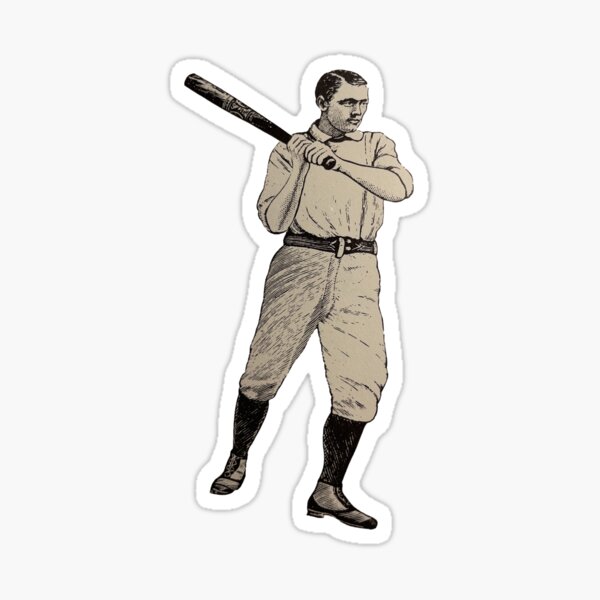 Item preview, Old time Vintage Baseball Player  designed and sold by EveryDayDabble.