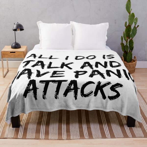 Item preview,  All I do is talk shit and have panic attacks| Quotes designed and sold by ritach11.