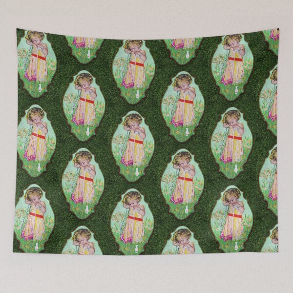 Item preview, Vintage little girl designed and sold by sivan ilan-shalev.