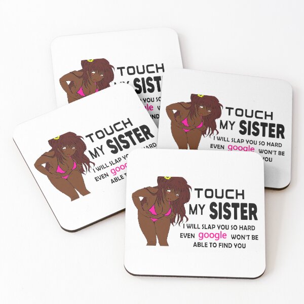 Item preview, Do Not Touch My Sister; designed and sold by StickerApe.