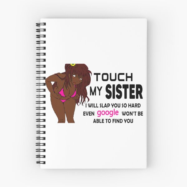 Item preview, Do Not Touch My Sister; designed and sold by StickerApe.