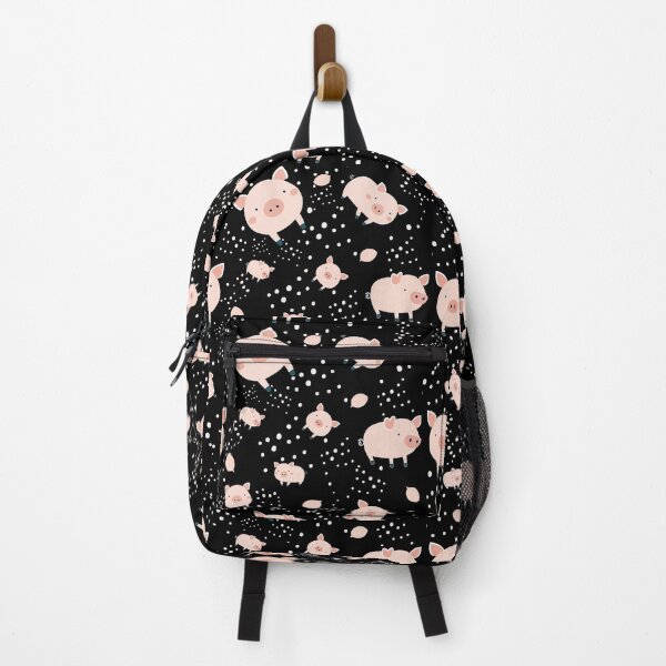 Item preview, Pigs pattern - black background designed and sold by Artxplor.