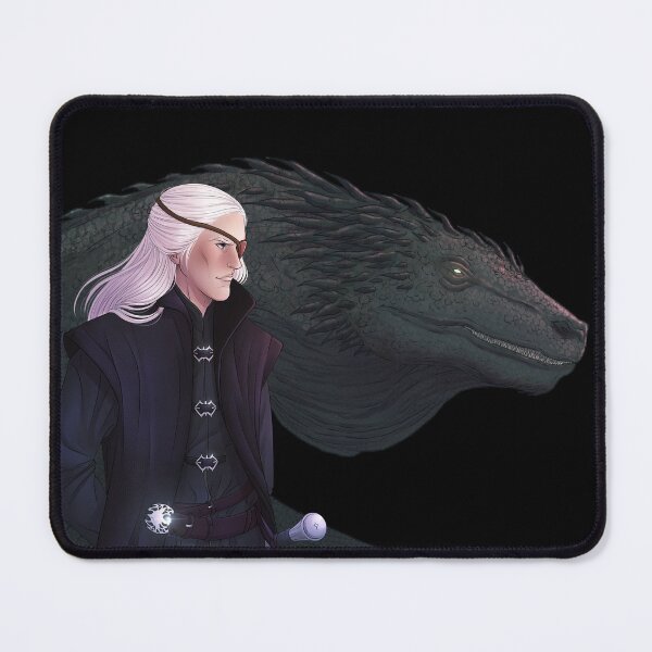 Item preview, Aemond Targaryen and Vhagar designed and sold by Natascia Mora.