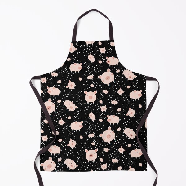 Item preview, Pigs pattern - black background designed and sold by Artxplor.
