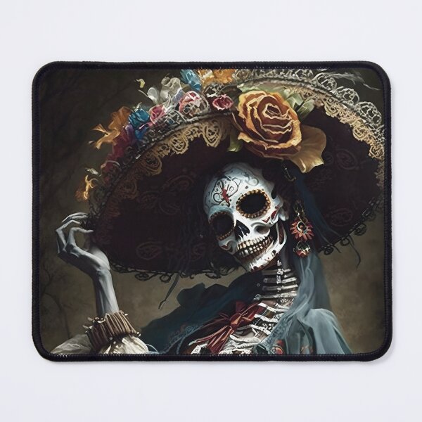 Item preview, La Catrina Strikes a Pose designed and sold by anthropaulogy.