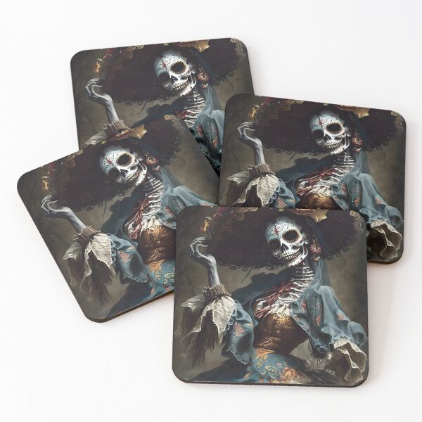 Item preview, La Catrina Strikes a Pose designed and sold by anthropaulogy.