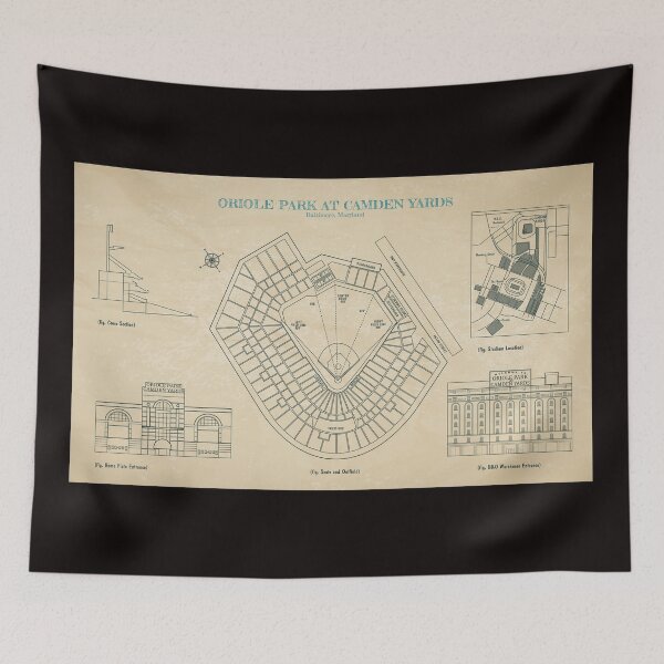 Item preview, Oriole Park At Camden Yards (Parchment Version) designed and sold by BGALAXY.