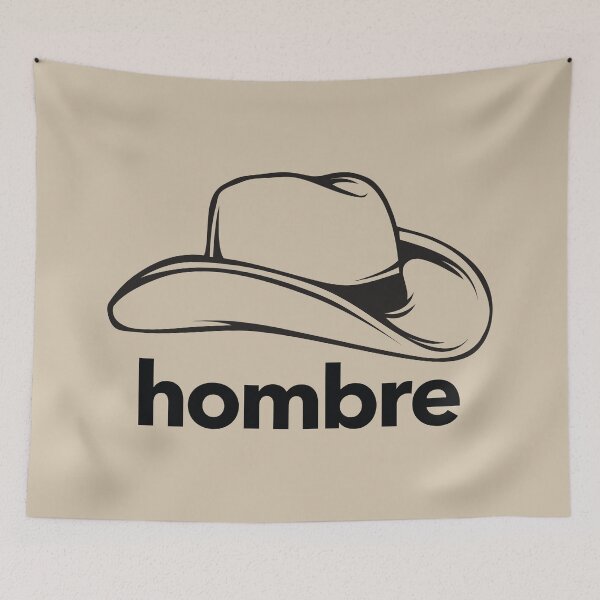 Item preview, Hombre with cowboy hat designed and sold by knappidesign.