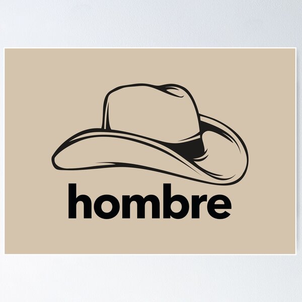 Item preview, Hombre with cowboy hat designed and sold by knappidesign.