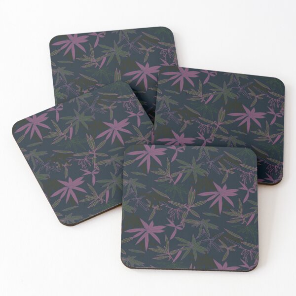Item preview, dark leaves pattern designed and sold by YourPrettyHome.