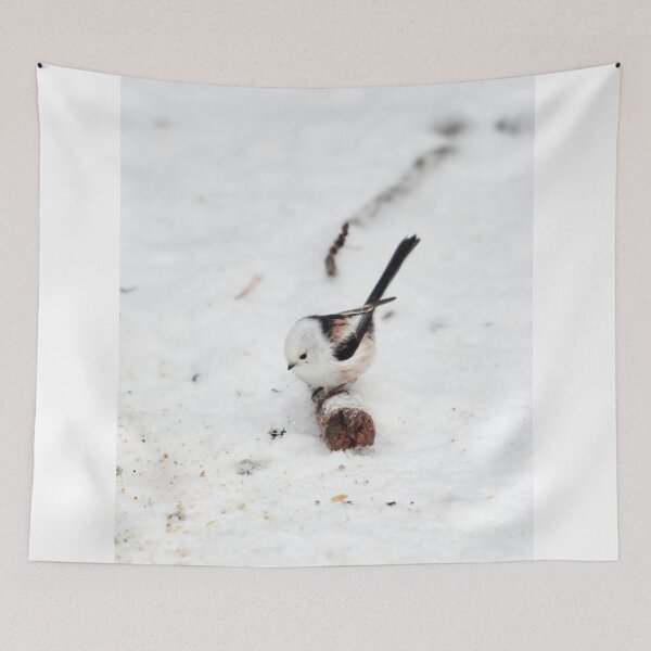 Item preview, White on white. Long-tailed tit designed and sold by Jouko Lehto Photography.