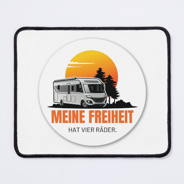 Item preview, My freedom has 4 wheels. Camping Caravan Campervan Camper Design T-Shirt Hoodie Cup individually mobile freedom designed and sold by JoWillem.