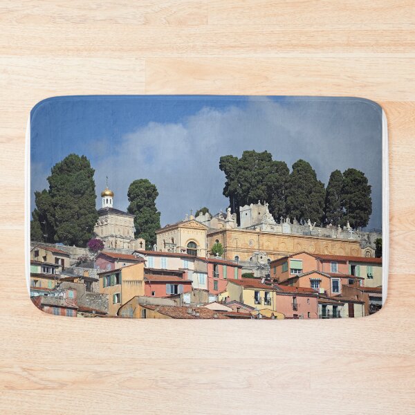 Item preview, Church and cemetery on top of the hill in Menton France designed and sold by goceris.