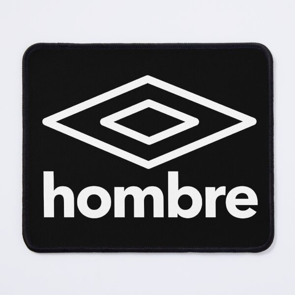 Item preview, Hombre, the logo parody in white designed and sold by knappidesign.