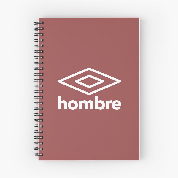 Item preview, Hombre, the logo parody in white designed and sold by knappidesign.