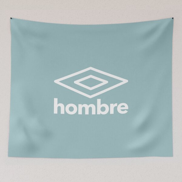 Item preview, Hombre, the logo parody in white designed and sold by knappidesign.