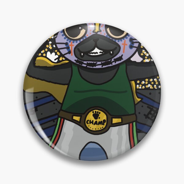 Item preview, Travis the Wrestling Cat designed and sold by sevenbells.