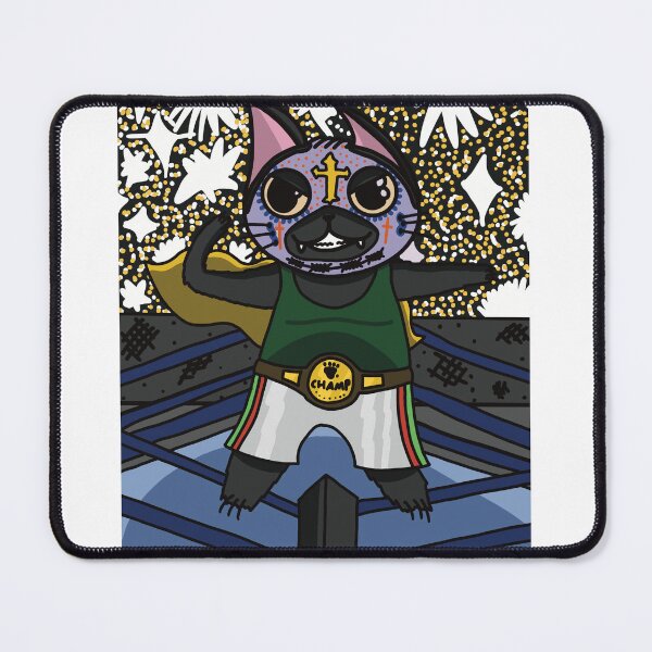 Item preview, Travis the Wrestling Cat designed and sold by sevenbells.