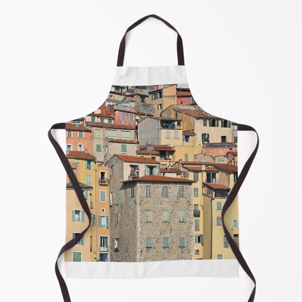 Item preview, Colorful old buildings in Menton cityscape France designed and sold by goceris.