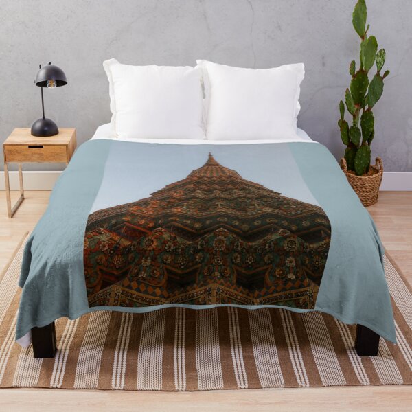 Item preview, First low angle view of a Buddha stupa reaching symmetrical in the clear sky. designed and sold by kall3bu.