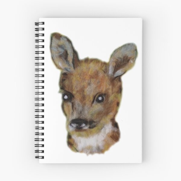 Item preview, fawn, deer, doe, in a field of flowers designed and sold by FLEURDELAINE04.