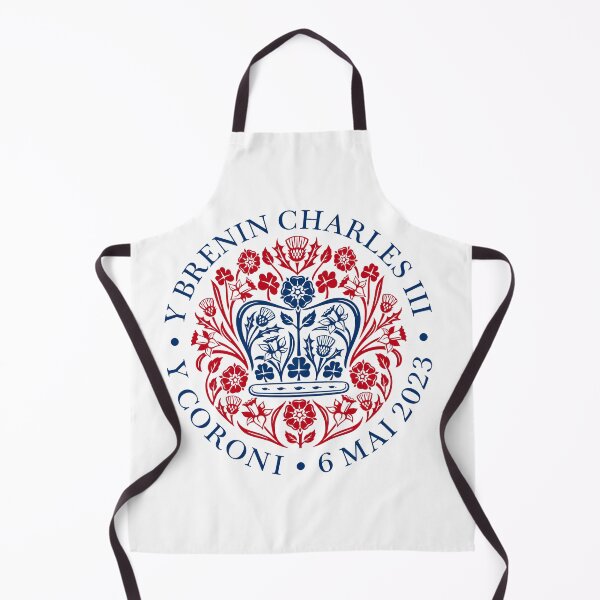 Item preview, The Coronation of King Charles III Red, White and Blue Welsh Language Logo designed and sold by Duncan Day.