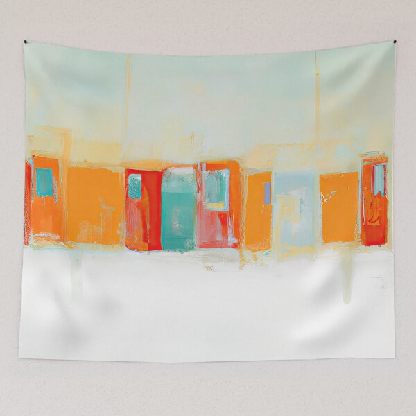 Item preview, Beachy Bliss: , by AI designed and sold by ArtPrintsAi.
