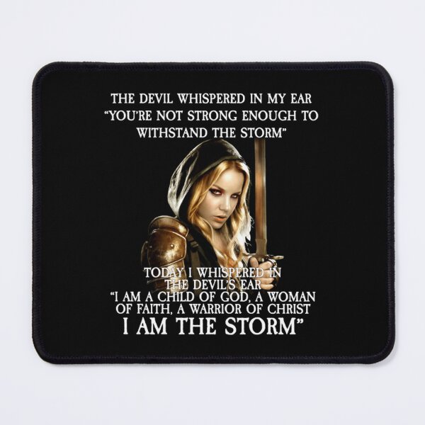Item preview, The Devil Whispered in My Ear Bible Verse designed and sold by JozeeDaily.