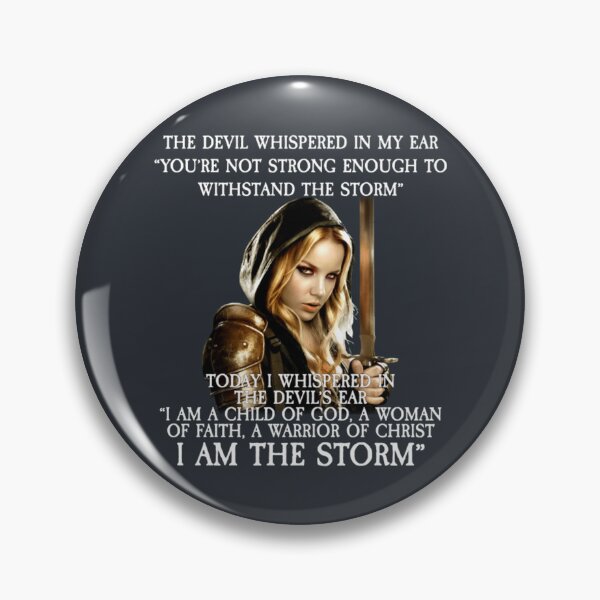 Item preview, The Devil Whispered   in My Ear Bible Verse designed and sold by JozeeDaily.