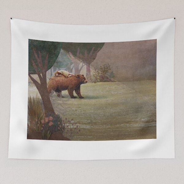 Item preview, The Girl and the Bear designed and sold by Gretchen Deahl.