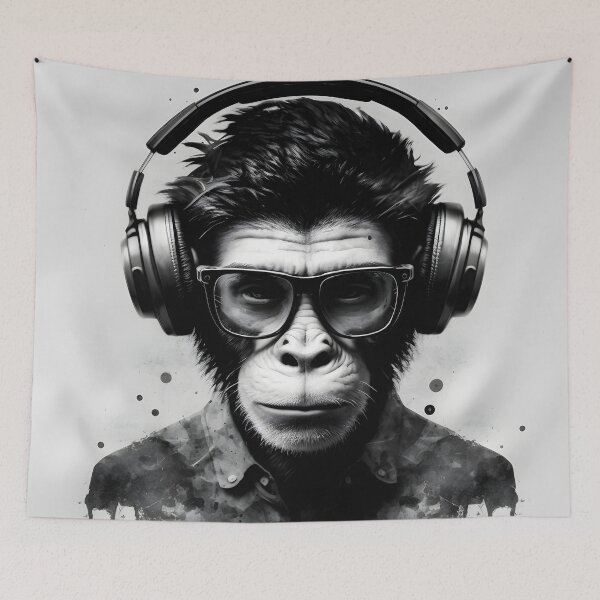 Item preview, Ultra Cool Funky Monkey designed and sold by AgitProPrints.