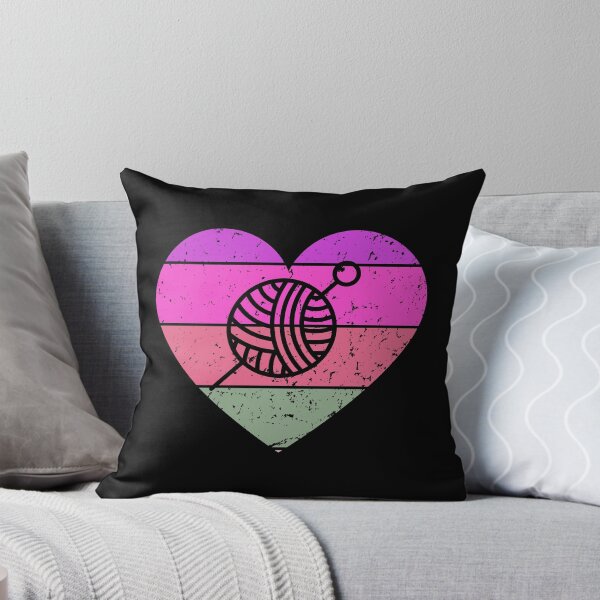 Item preview, Retro Crocheting Heart designed and sold by NewDayDesigns.