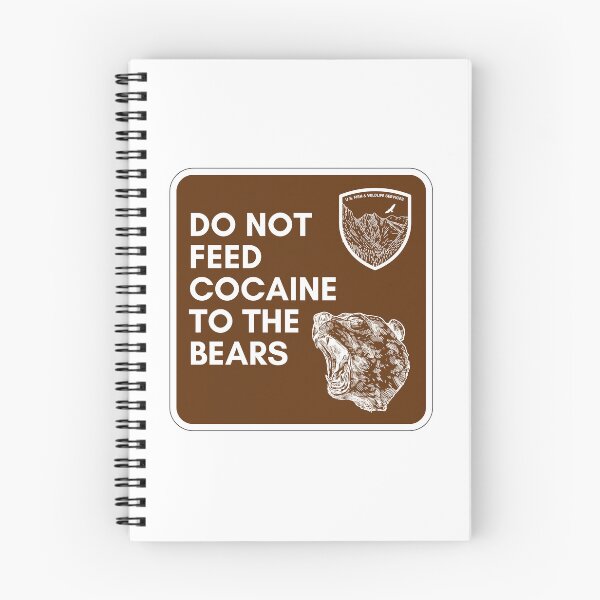Item preview, COCAINE BEAR PARK RANGER SIGN designed and sold by baldbird.