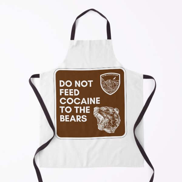 Item preview, COCAINE BEAR PARK RANGER SIGN designed and sold by baldbird.