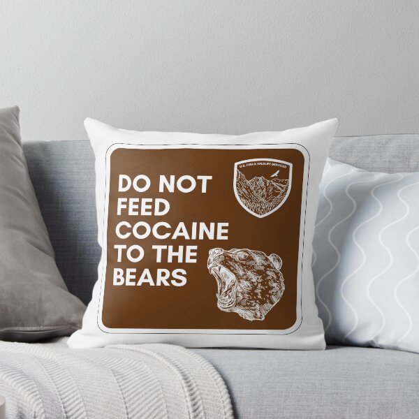 Item preview, COCAINE BEAR PARK RANGER SIGN designed and sold by baldbird.