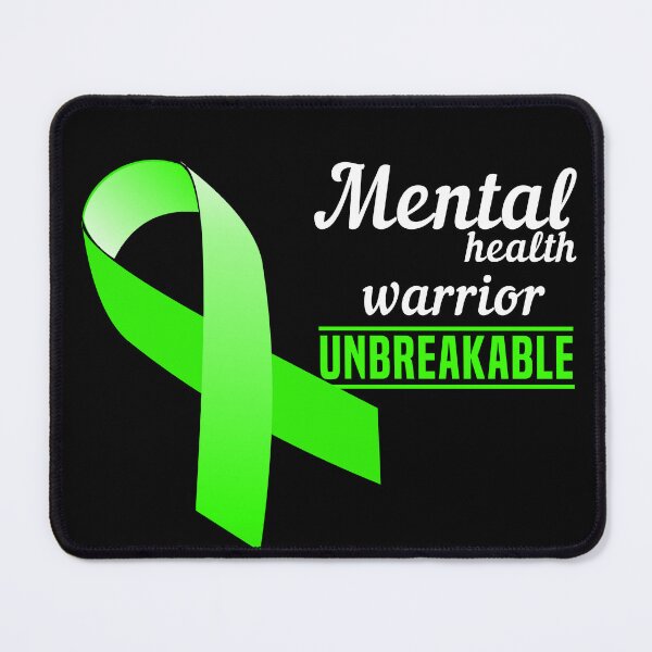 Item preview, Mental Health Warrior Mental Health Awareness Unbreakable designed and sold by Color-Sparkle.