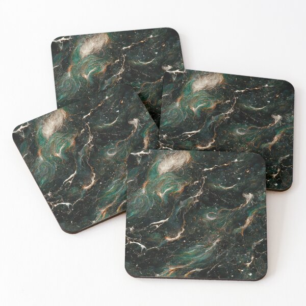 Item preview, Green gold marble pattern designed and sold by loud-silence.
