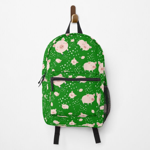 Item preview, Pigs pattern - green background designed and sold by Artxplor.