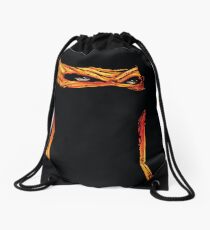 Mikey TMNT Mask Drawstring Bag