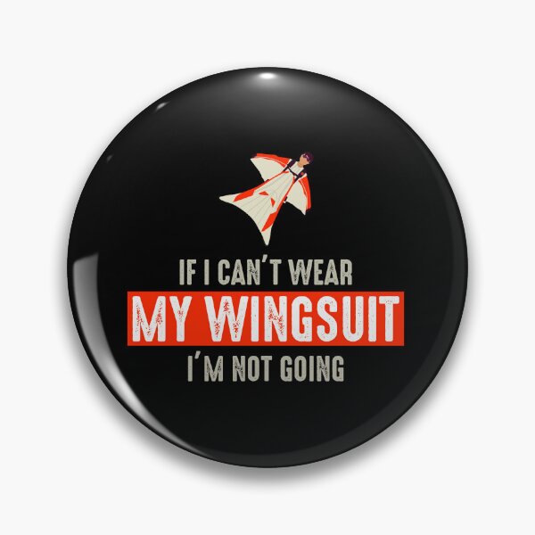 Item preview, Wingsuit flying Base Jumping Skydiving designed and sold by TastefulTees.