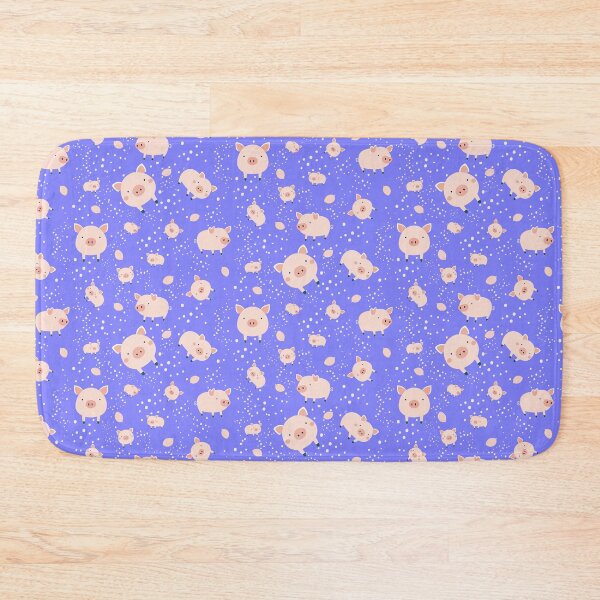 Item preview, Pigs pattern - purple background designed and sold by Artxplor.