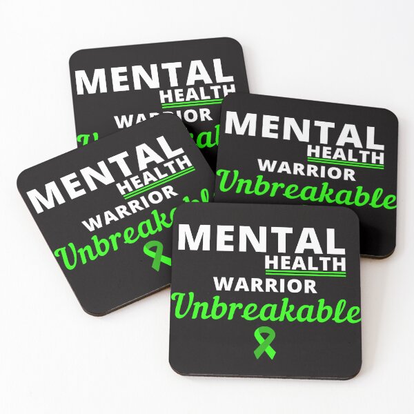 Item preview, Mental Health Warrior Unbreakable Mental Health Awareness designed and sold by Color-Sparkle.