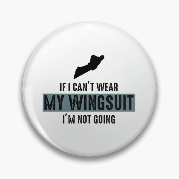 Item preview, Wingsuit flying Base Jumping Skydiving designed and sold by TastefulTees.