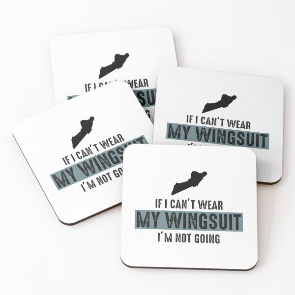 Item preview, Wingsuit flying Base Jumping Skydiving designed and sold by TastefulTees.